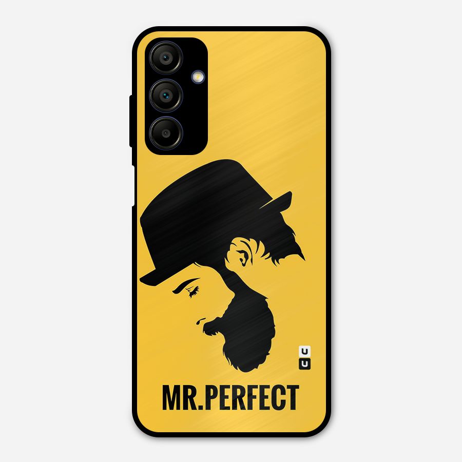 Mr Perfect Metal Back Case for Galaxy A15 5G