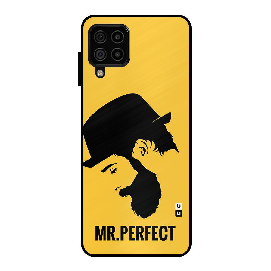Mr Perfect Metal Back Case for Galaxy A22 4G