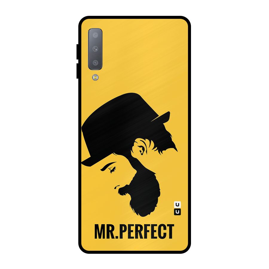 Mr Perfect Metal Back Case for Galaxy A7 (2018)