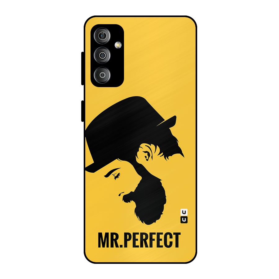 Mr Perfect Metal Back Case for Galaxy F23