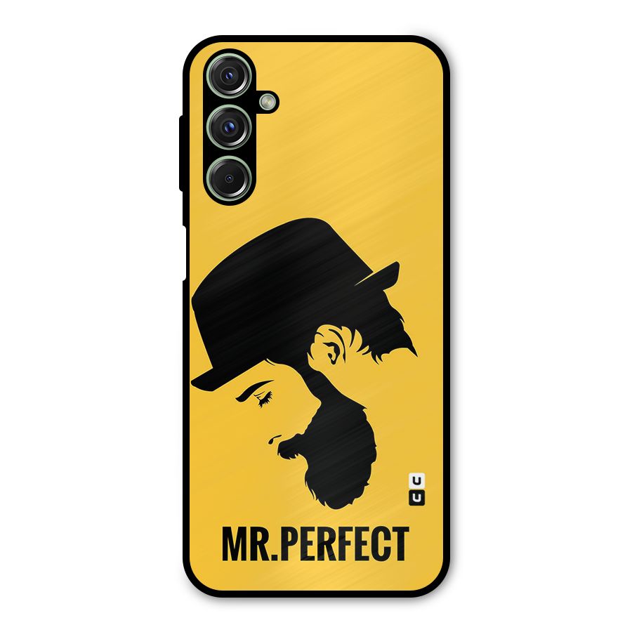 Mr Perfect Metal Back Case for Galaxy F34