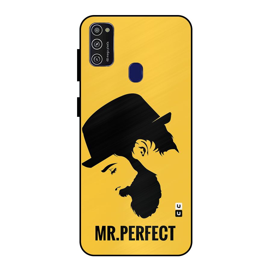Mr Perfect Metal Back Case for Galaxy M21