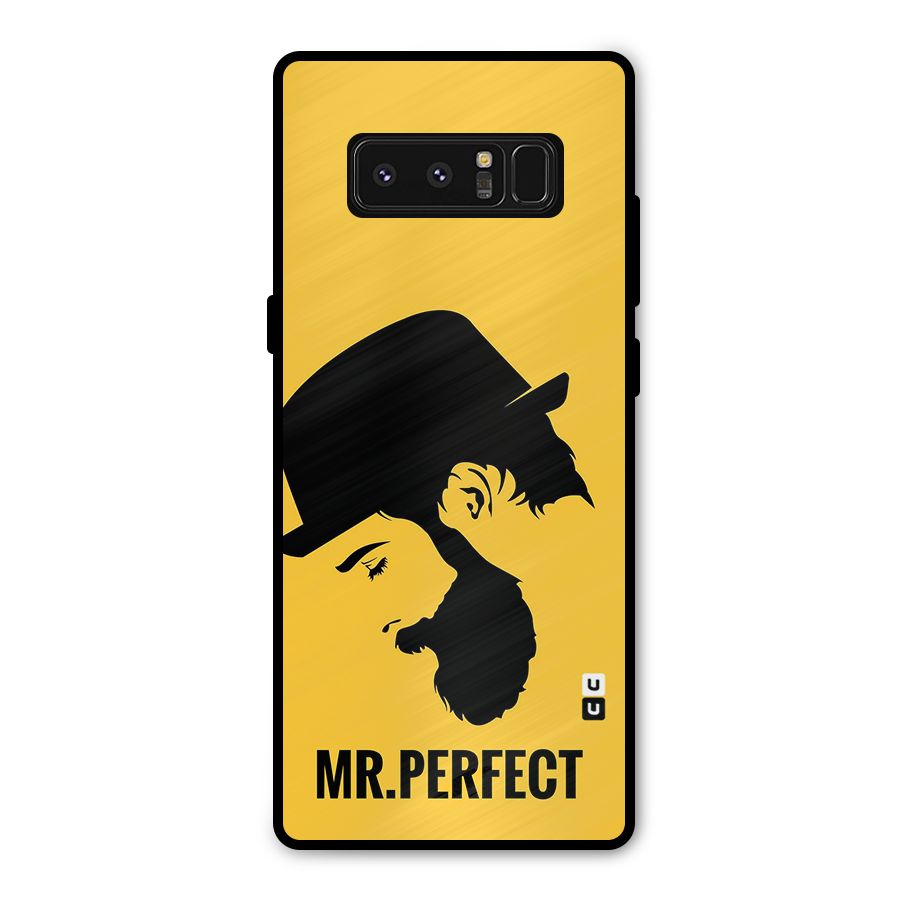 Mr Perfect Metal Back Case for Galaxy Note 8