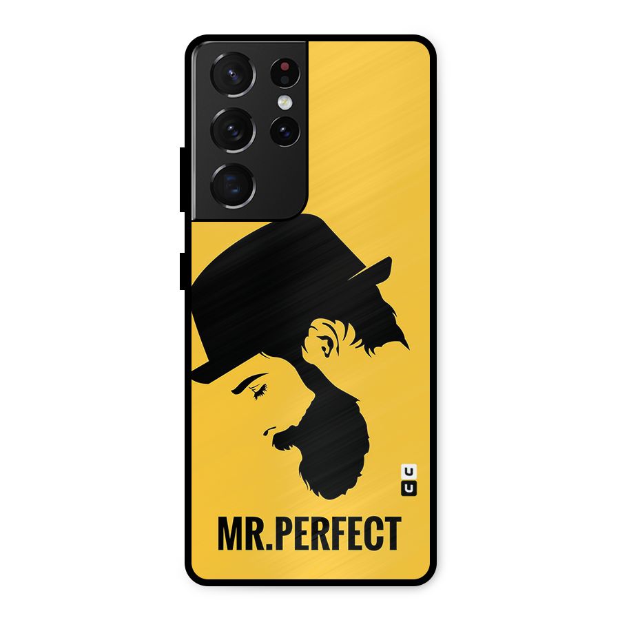 Mr Perfect Metal Back Case for Galaxy S21 Ultra 5G