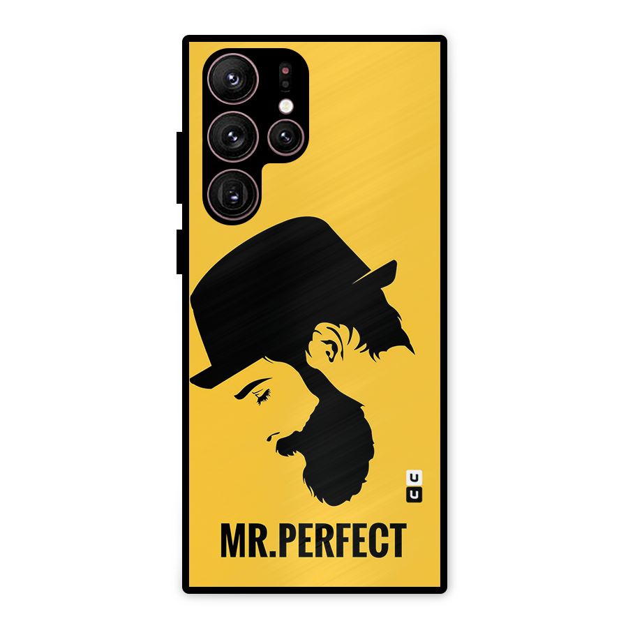 Mr Perfect Metal Back Case for Galaxy S22 Ultra 5G