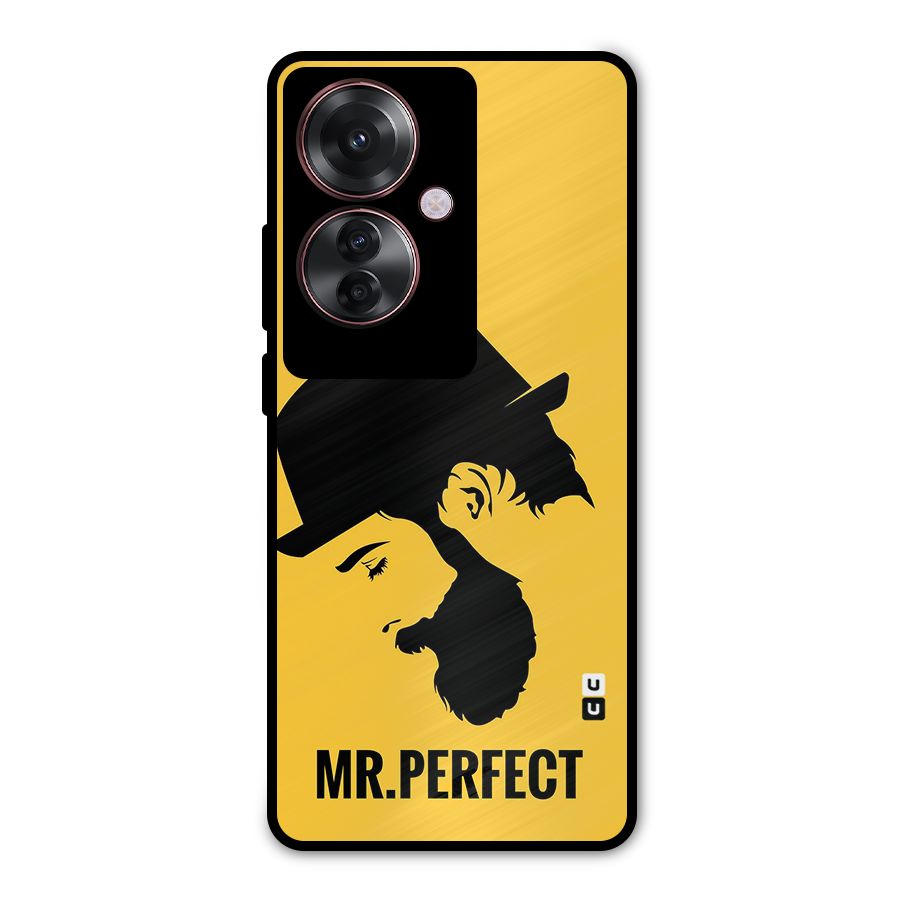 Mr Perfect Metal Back Case for Oppo F25 Pro