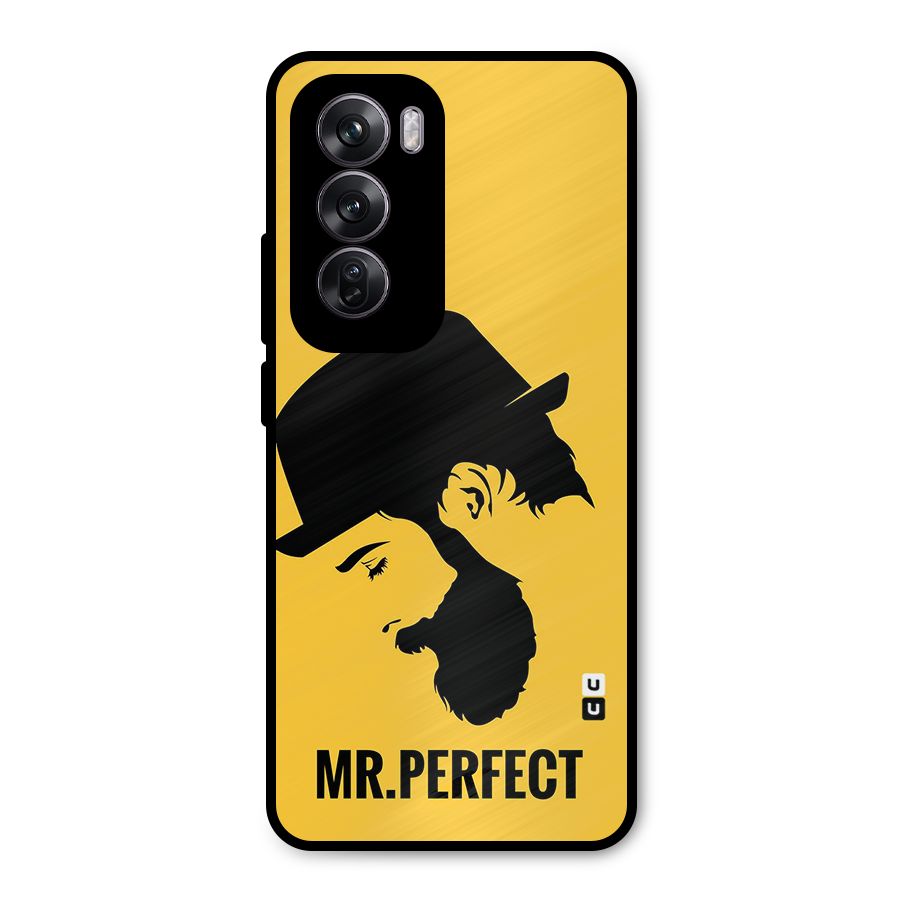 Mr Perfect Metal Back Case for Oppo Reno12 Pro
