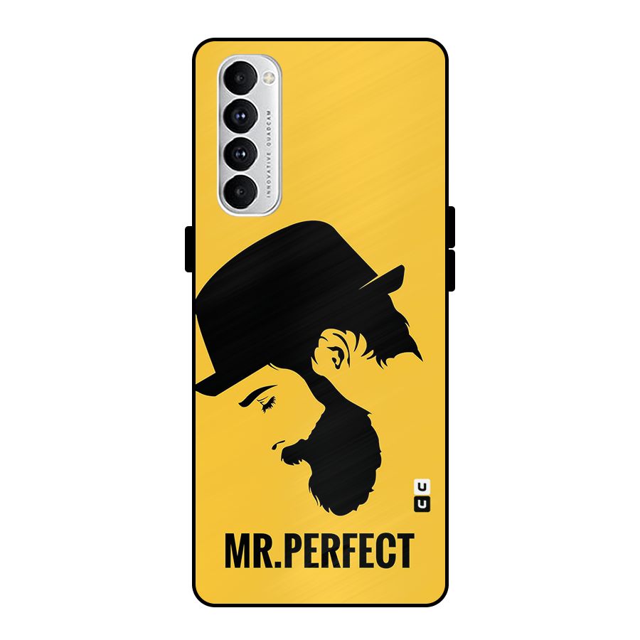 Mr Perfect Metal Back Case for Oppo Reno4 Pro