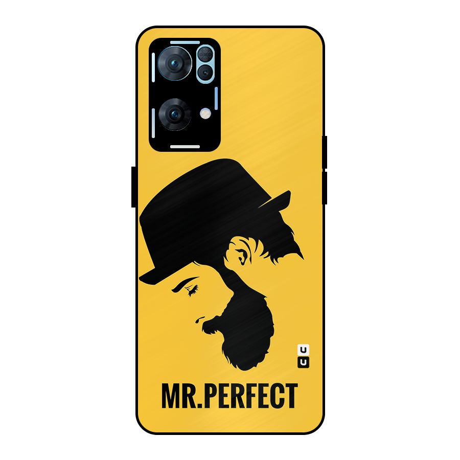Mr Perfect Metal Back Case for Oppo Reno7 Pro 5G