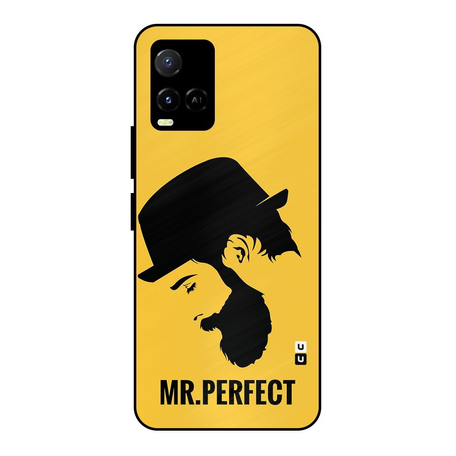 Mr Perfect Metal Back Case for Vivo Y21A