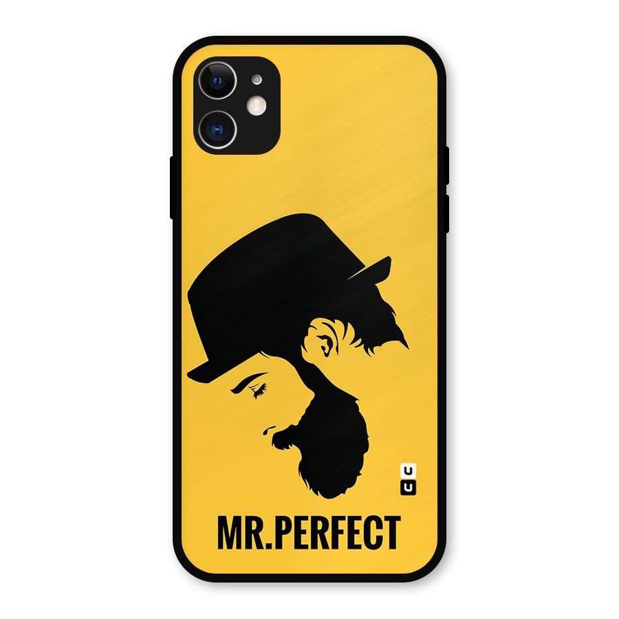 Mr Perfect Metal Back Case for iPhone 11