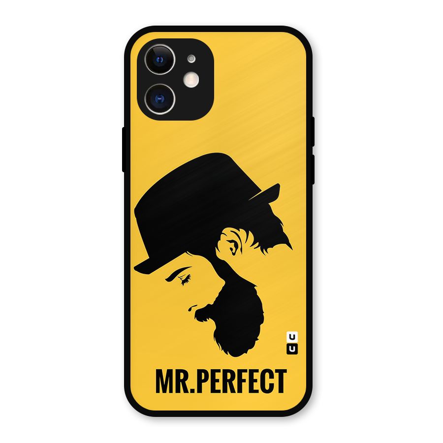 Mr Perfect Metal Back Case for iPhone 12