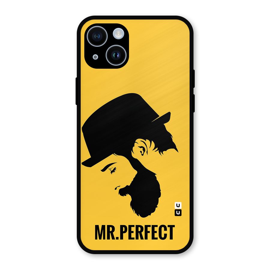 Mr Perfect Metal Back Case for iPhone 14