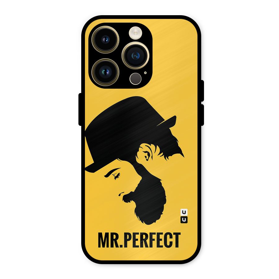 Mr Perfect Metal Back Case for iPhone 14 Pro