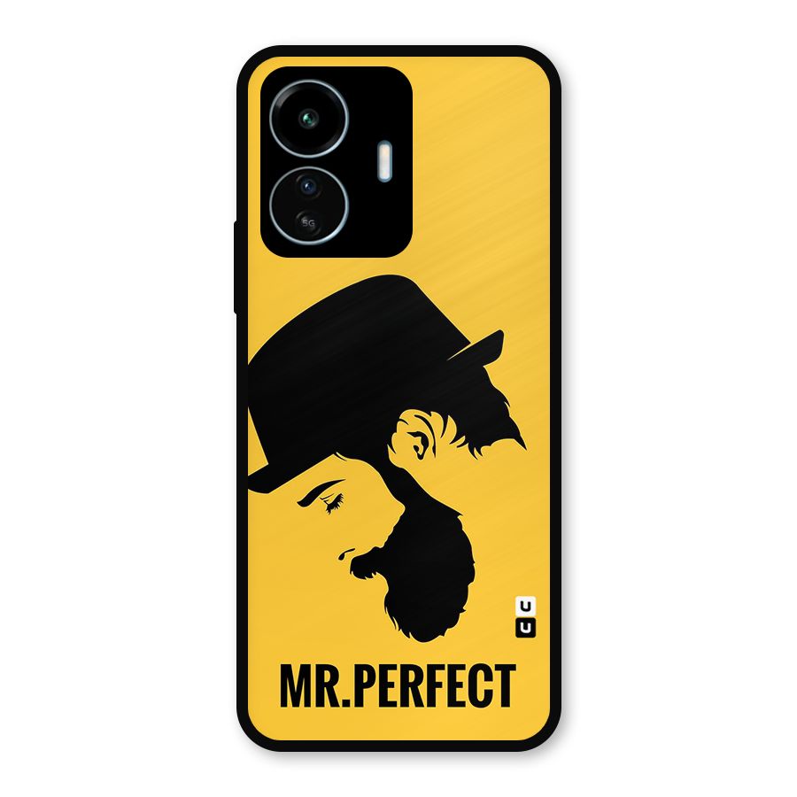 Mr Perfect Metal Back Case for vivo iQOO Z6 Lite 5G