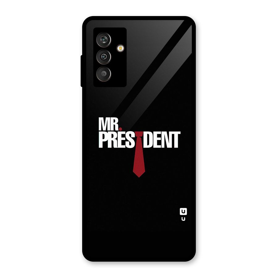 Mr President Glass Back Case for Galaxy M13