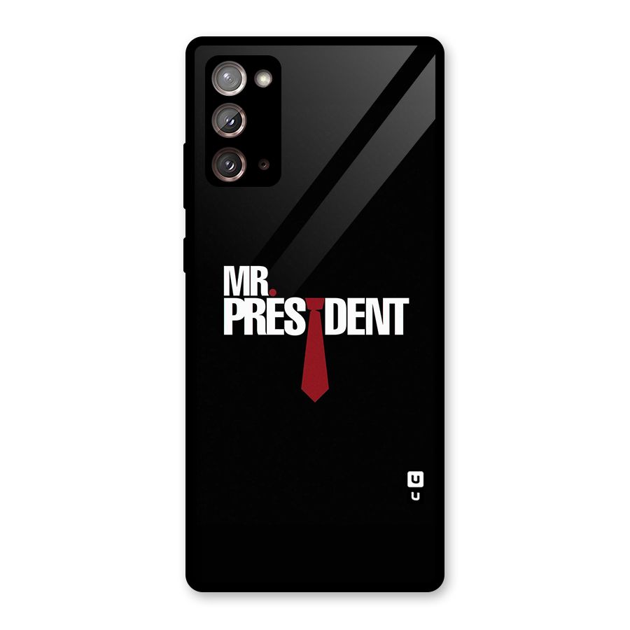Mr President Glass Back Case for Galaxy Note 20