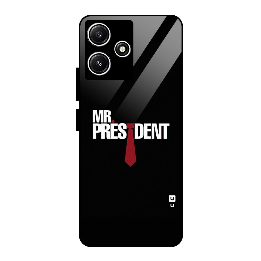 Mr President Glass Back Case for Poco M6 Pro