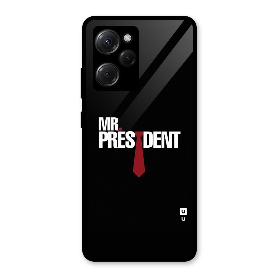Mr President Glass Back Case for Poco X5 Pro