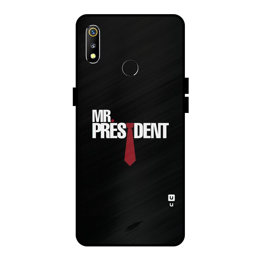 Mr President Metal Back Case for Realme 3i