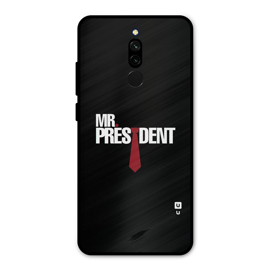 Mr President Metal Back Case for Redmi 8