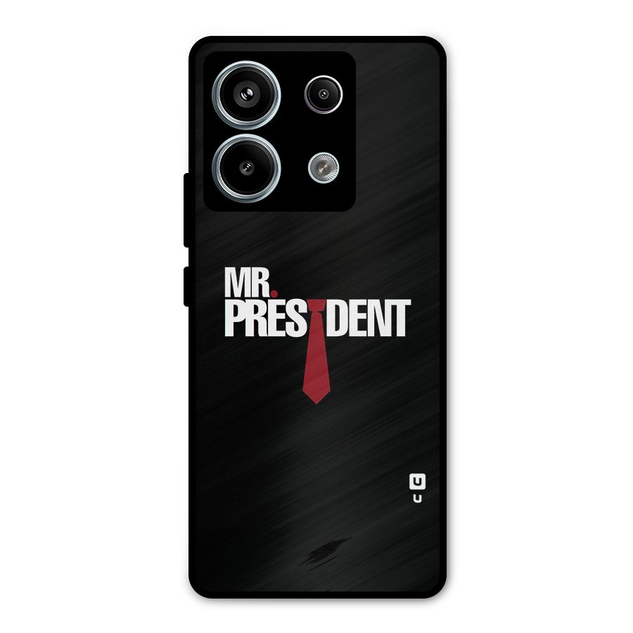 Mr President Metal Back Case for Redmi Note 13 Pro 5G