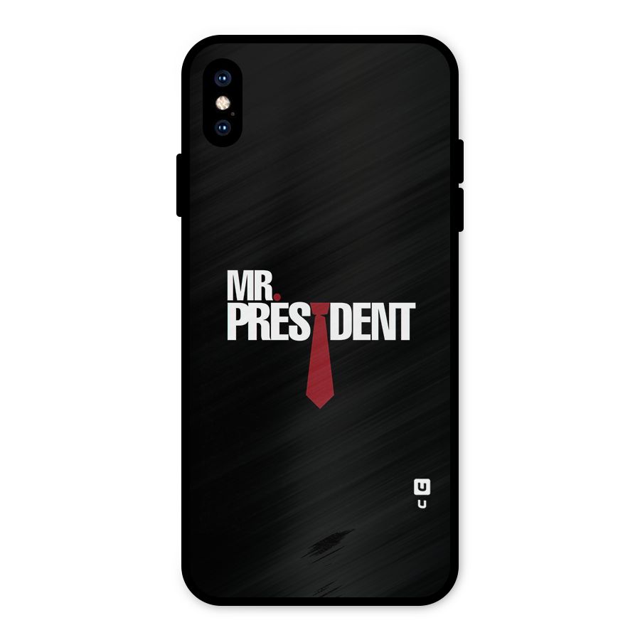 Mr President Metal Back Case for iPhone XS Max