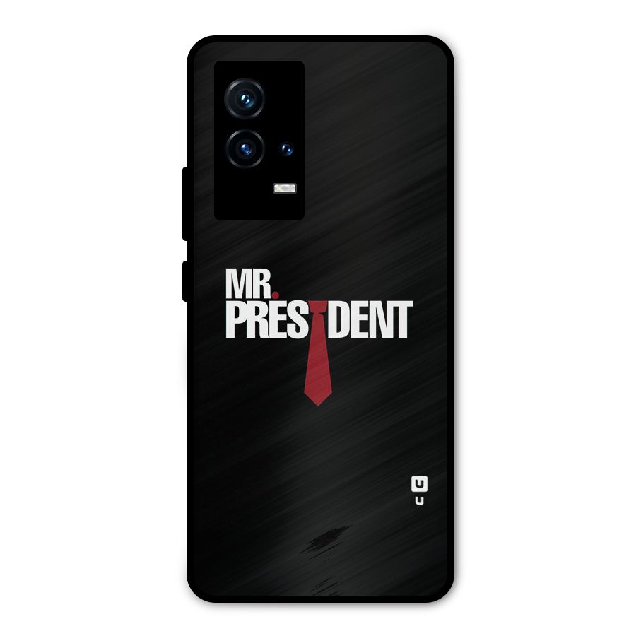Mr President Metal Back Case for iQOO 9 5G