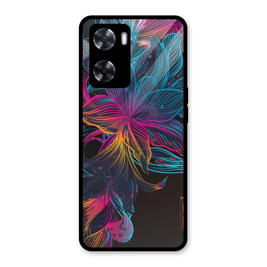 Multi-Colour Flowers Glass Back Case for OnePlus Nord N20 SE