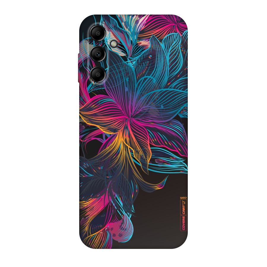 Multi-Colour Flowers Original Polycarbonate Back Case for Galaxy A14 5G