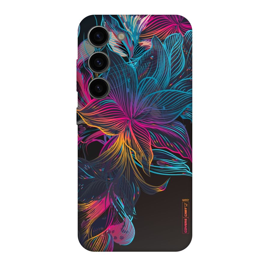 Multi-Colour Flowers Original Polycarbonate Back Case for Galaxy S23