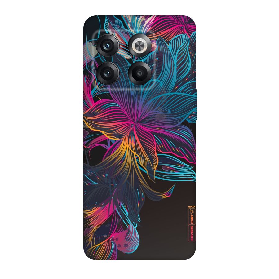 Multi-Colour Flowers Original Polycarbonate Back Case for OnePlus 10T