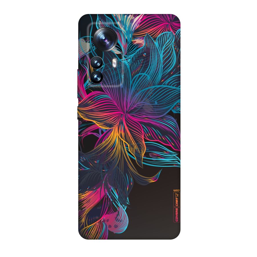 Multi-Colour Flowers Original Polycarbonate Back Case for Xiaomi 12 Pro