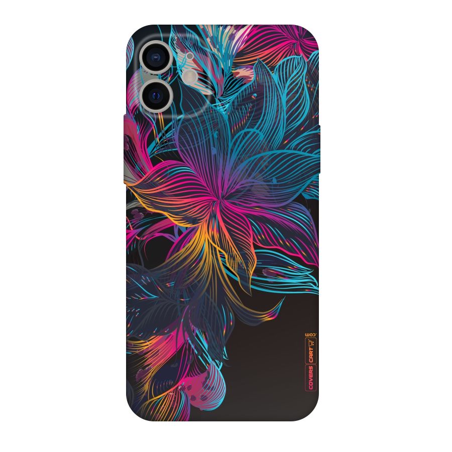 Multi-Colour Flowers Original Polycarbonate Back Case for iPhone 11