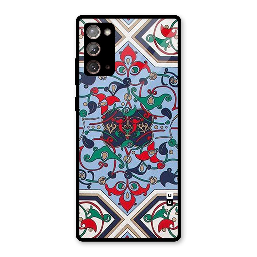 Multi Block Pattern Glass Back Case for Galaxy Note 20