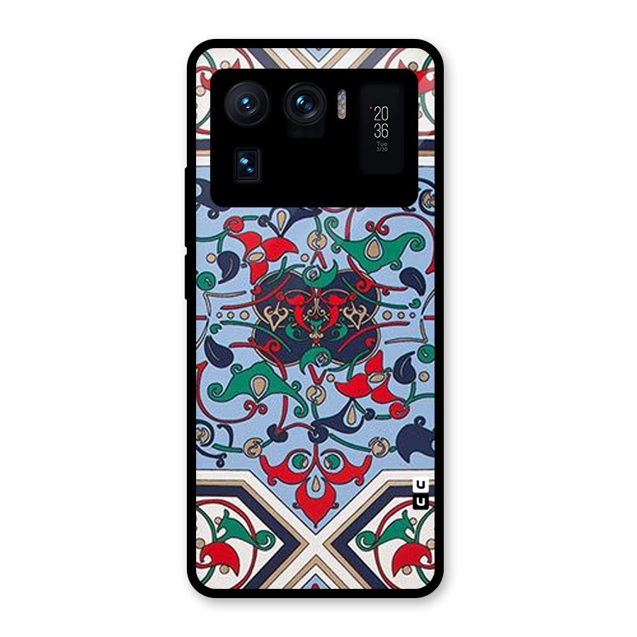 Multi Block Pattern Glass Back Case for Mi 11 Ultra