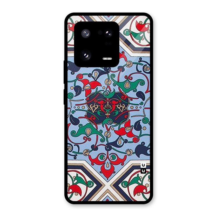 Multi Block Pattern Glass Back Case for Xiaomi 13 Pro