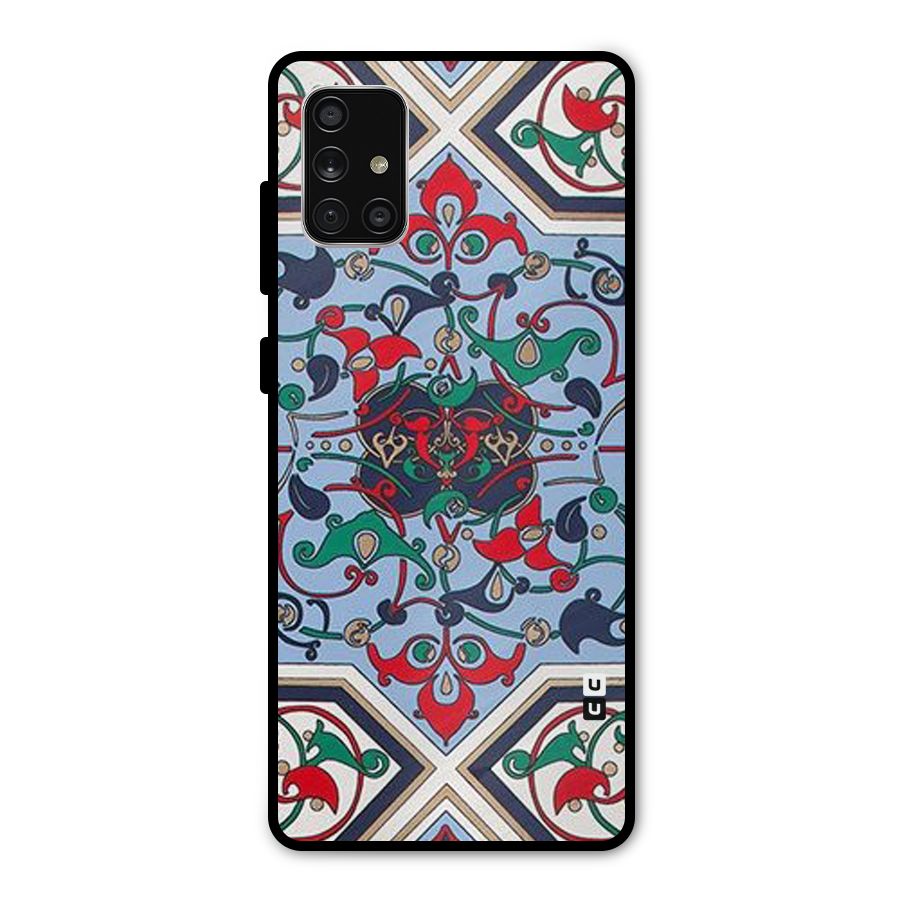 Multi Block Pattern Metal Back Case for Galaxy A71