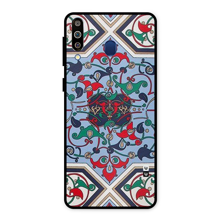 Multi Block Pattern Metal Back Case for Galaxy M30