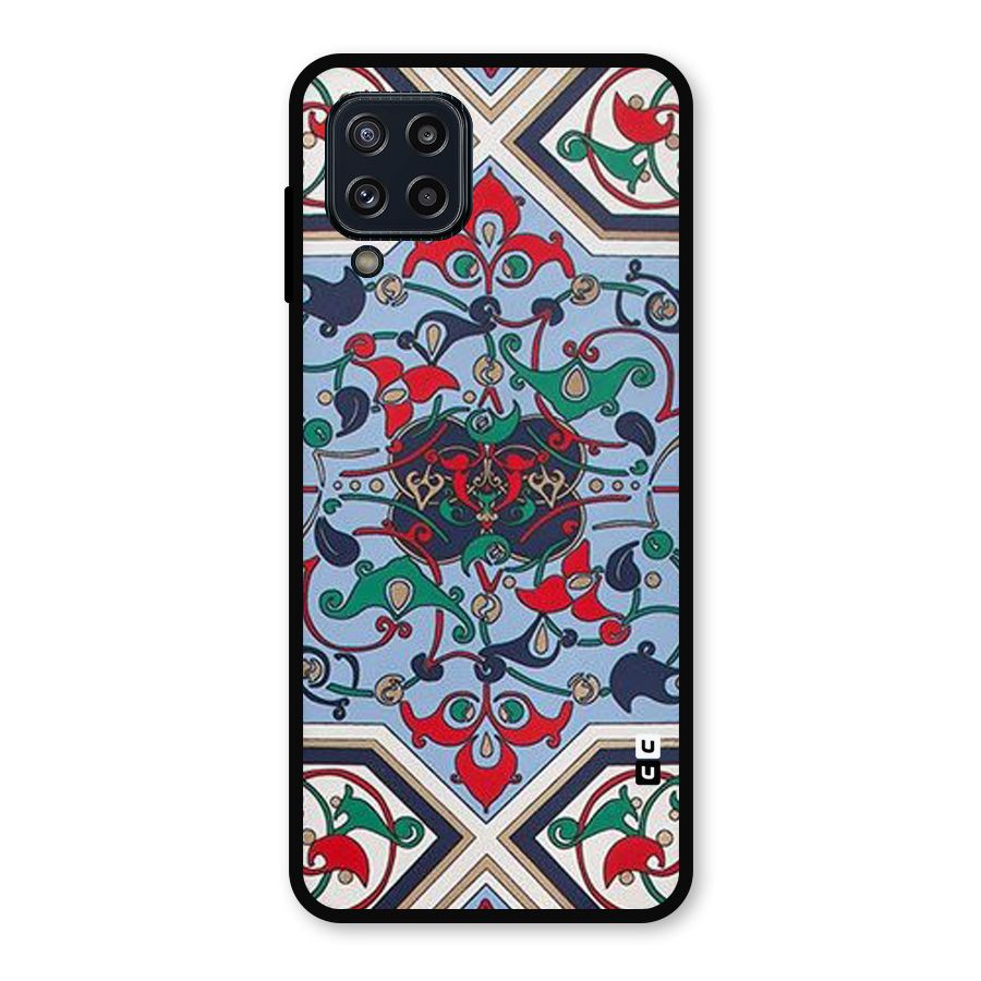 Multi Block Pattern Metal Back Case for Galaxy M32