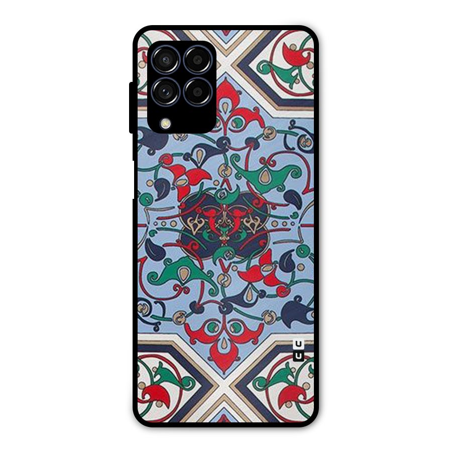 Multi Block Pattern Metal Back Case for Galaxy M53 5G