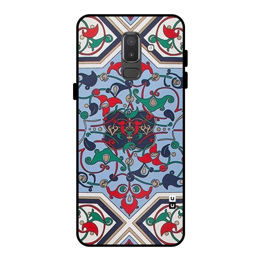 Multi Block Pattern Metal Back Case for Galaxy On8 (2018)
