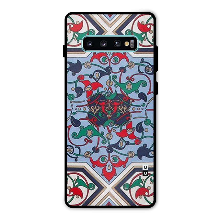 Multi Block Pattern Metal Back Case for Galaxy S10 Plus
