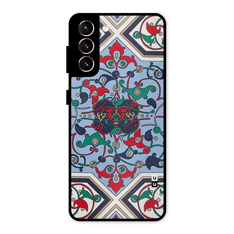 Multi Block Pattern Metal Back Case for Galaxy S21 5G