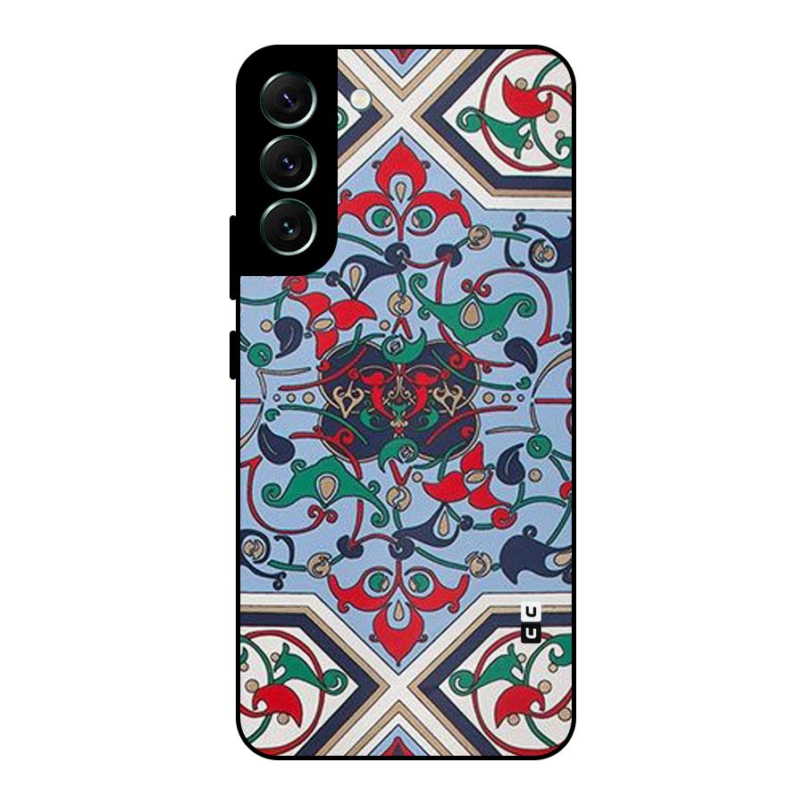 Multi Block Pattern Metal Back Case for Galaxy S22 Plus 5G
