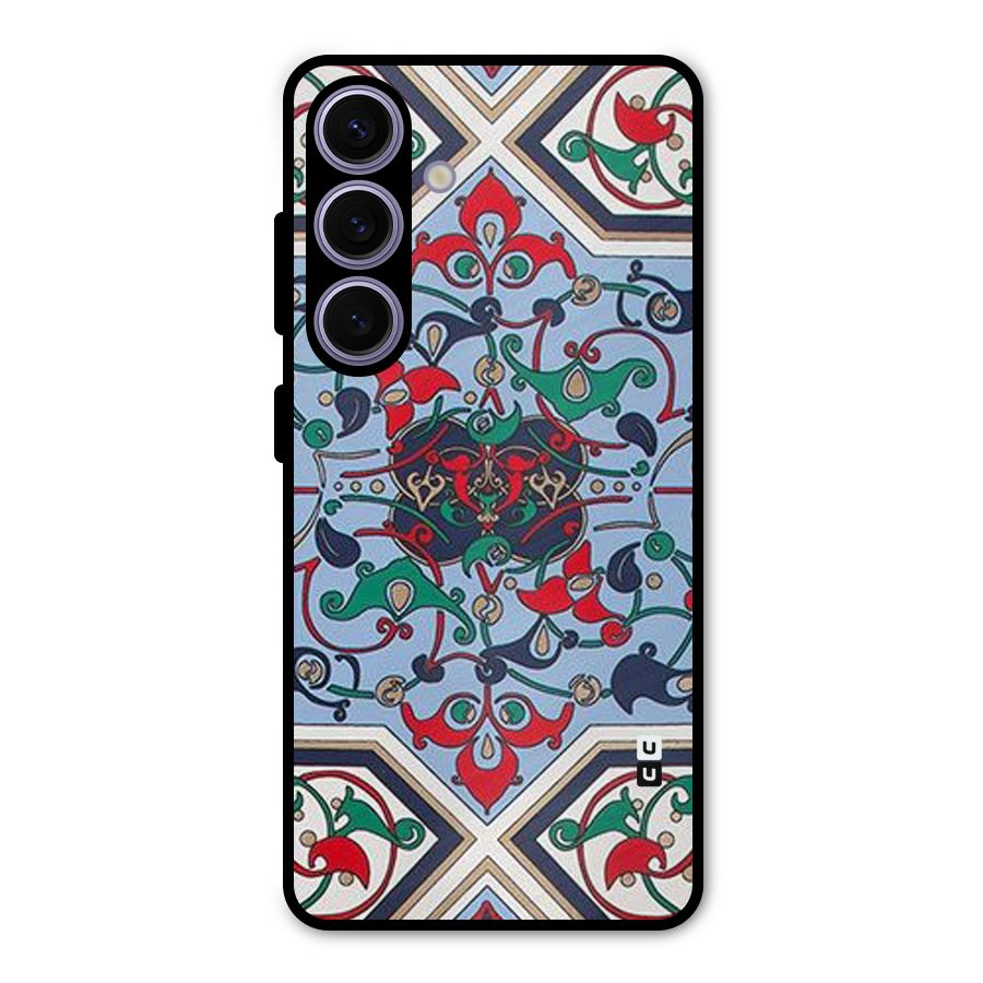 Multi Block Pattern Metal Back Case for Galaxy S24