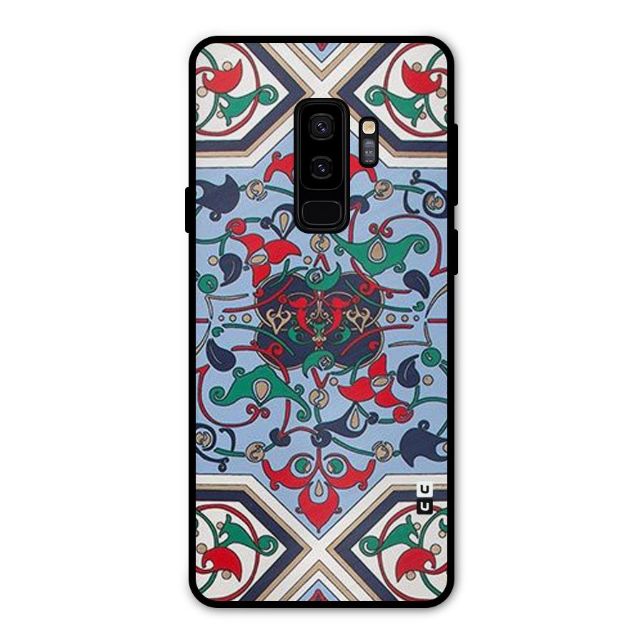 Multi Block Pattern Metal Back Case for Galaxy S9 Plus