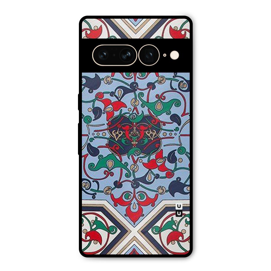 Multi Block Pattern Metal Back Case for Google Pixel 7 Pro