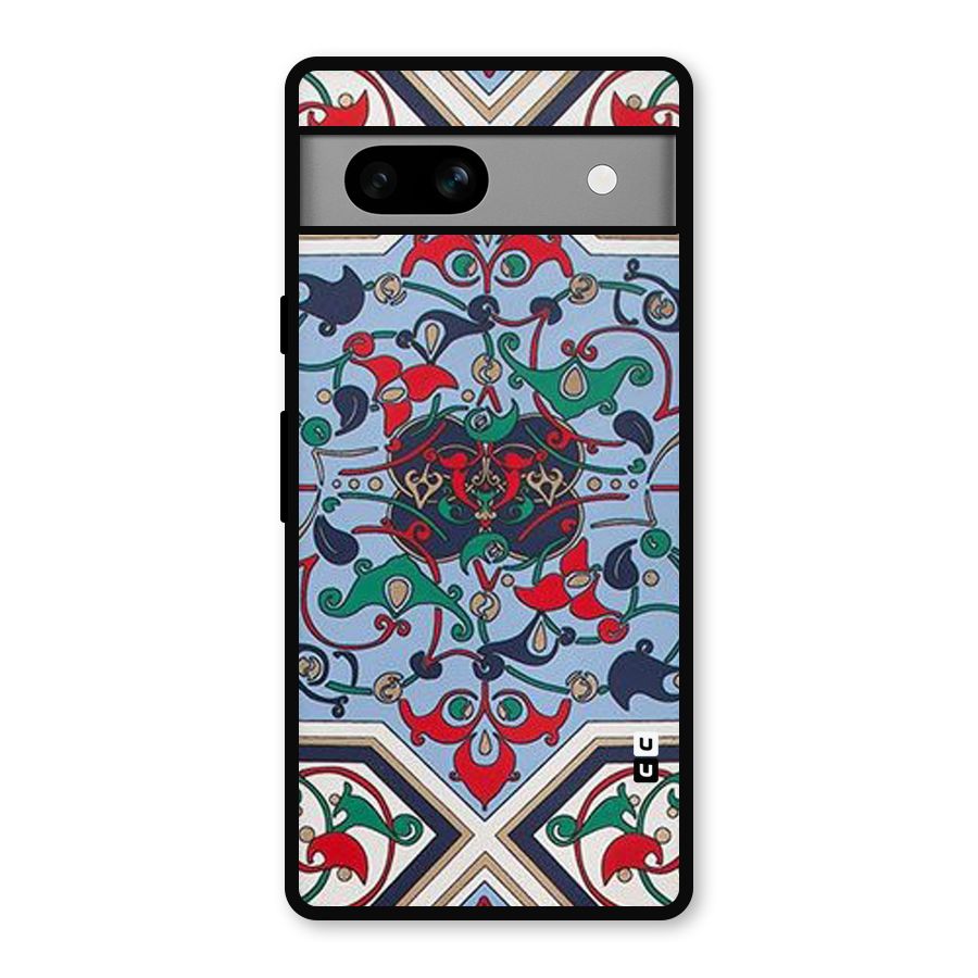 Multi Block Pattern Metal Back Case for Google Pixel 7a