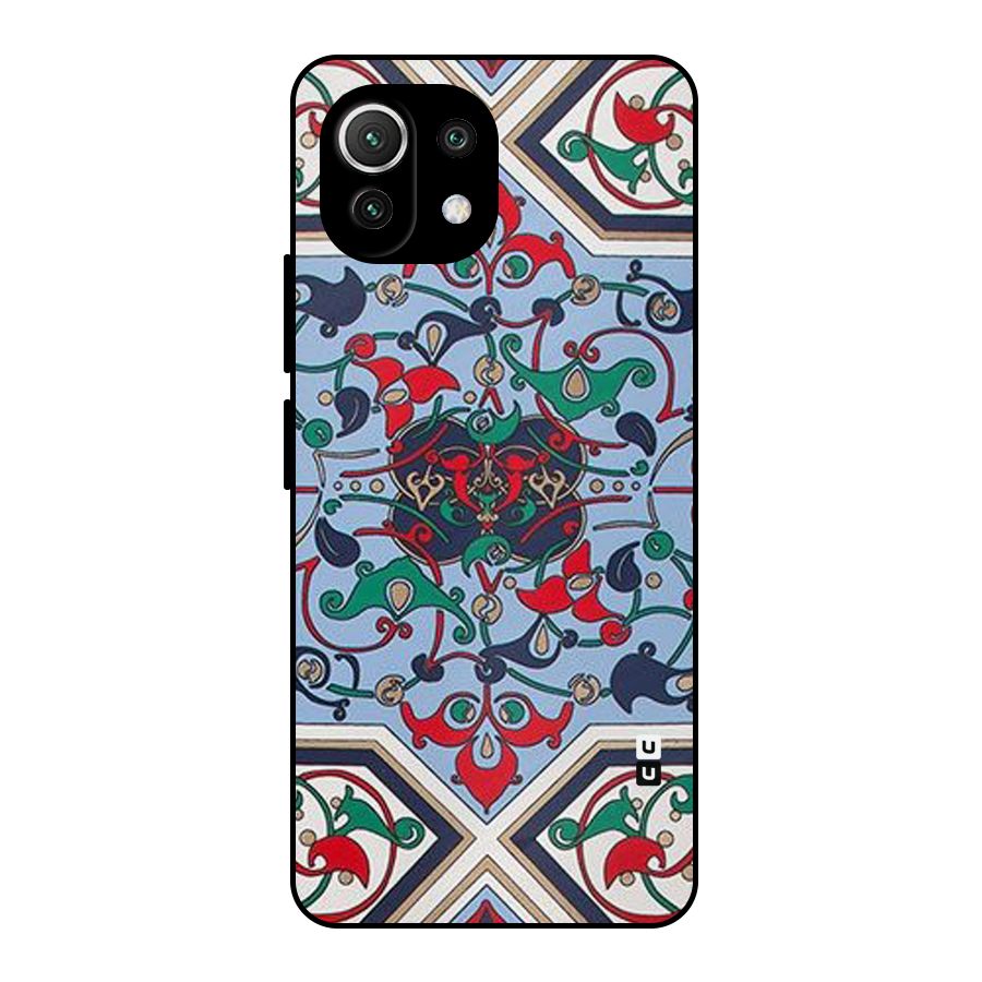 Multi Block Pattern Metal Back Case for Mi 11 Lite NE 5G